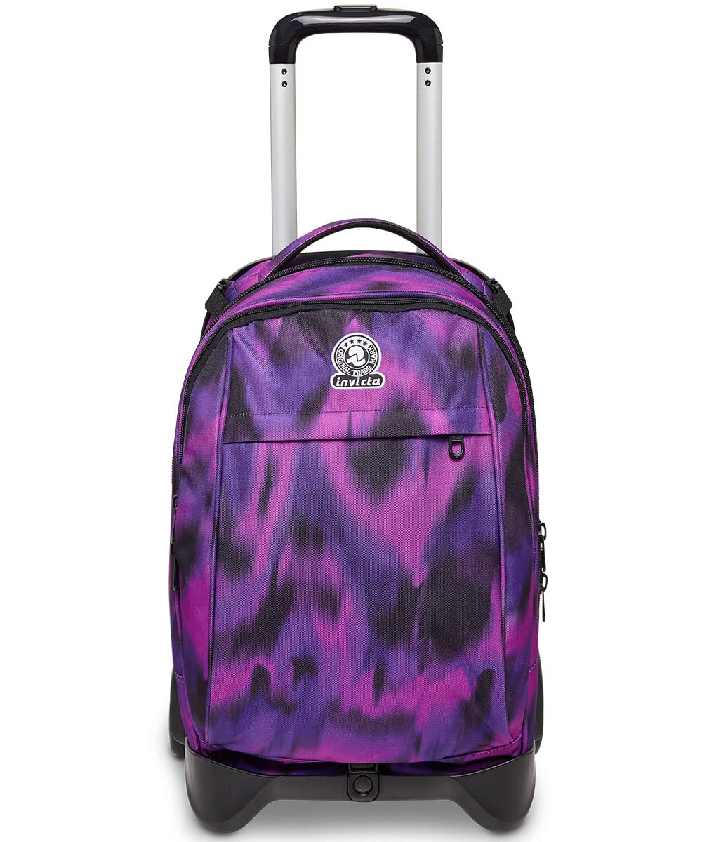 invicta-trolley-new-tech-schulranzen-rollen-violett-3in1 image 1