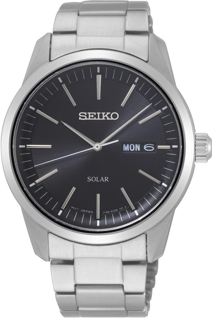 seiko-classic-herrenuhr-edelstahl-solar-mit-edelstahlband image 1