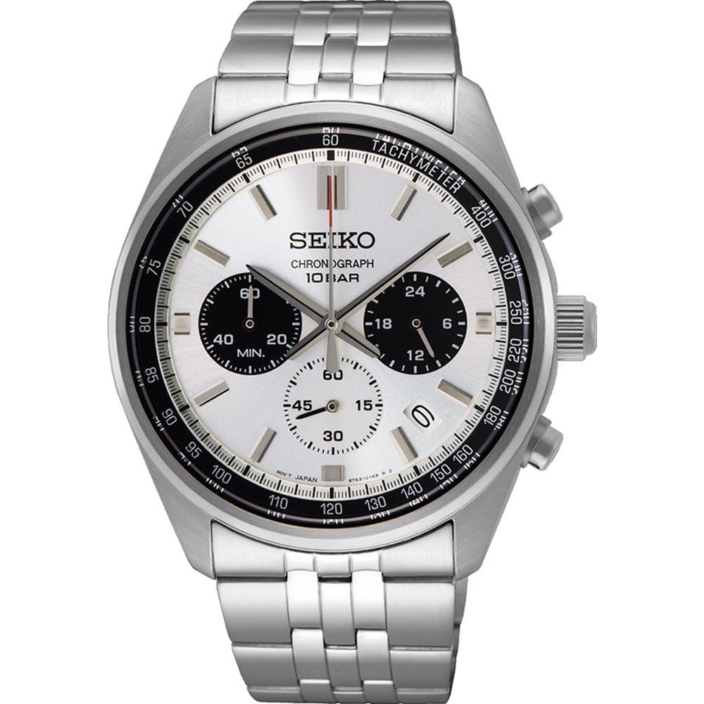 seiko-classic-analog-quarz-uhr-silber-wei image 1