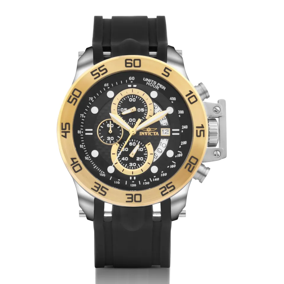 invicta-i-force-herrenuhr-51mm-silber-gold-edelstahl image 1