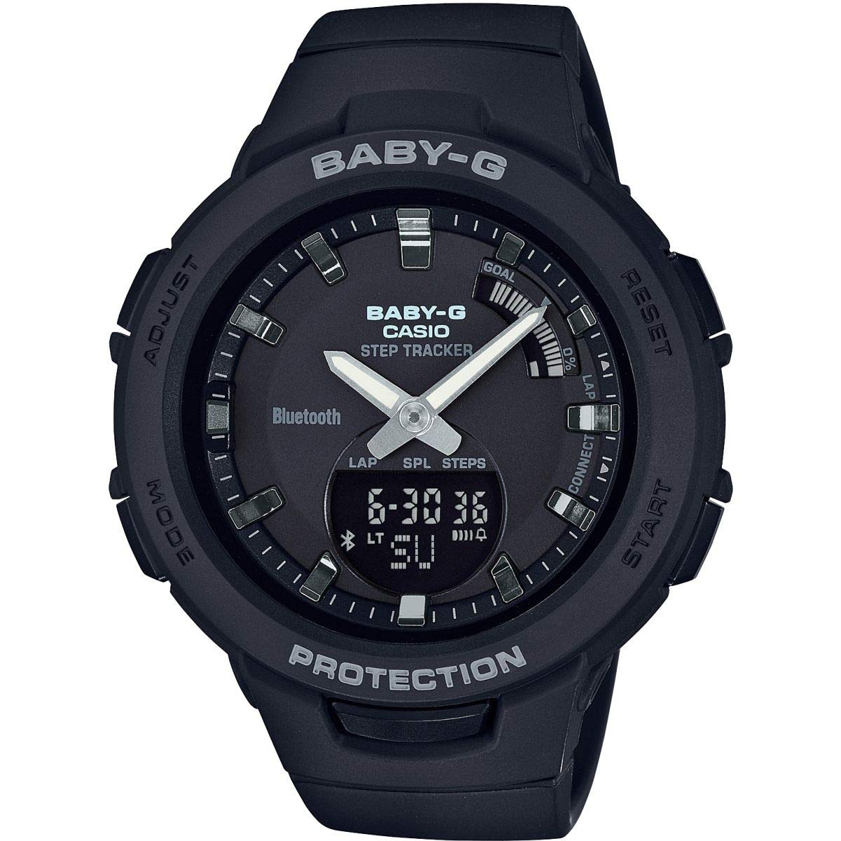 casio-baby-g-bsa-b100-sportuhr-schwarz-bluetooth image 1