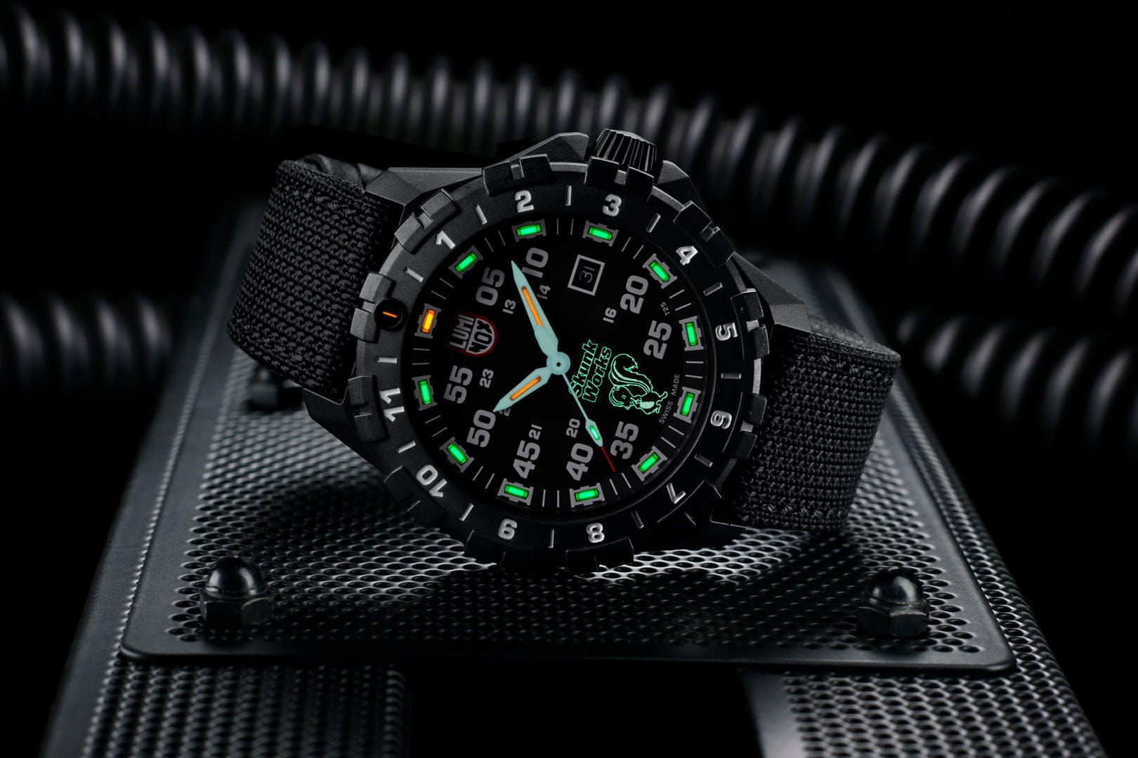 luminox-f-117-nighthawk-6440-herrenuhr-44mm-fliegeruhr image 7