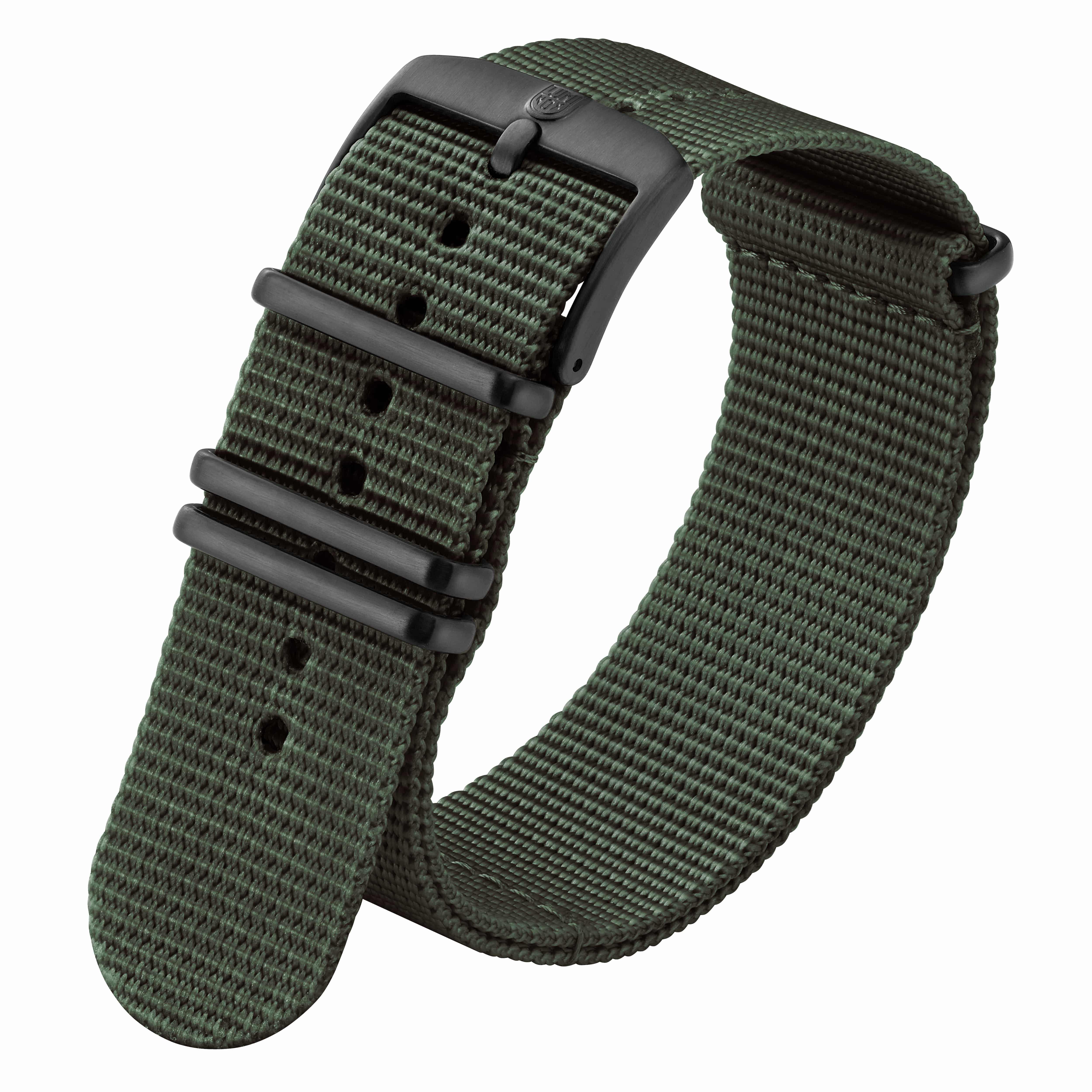luminox-all-straps-webbing-uhrenarmband-23mm-gr-n-nylon image 1