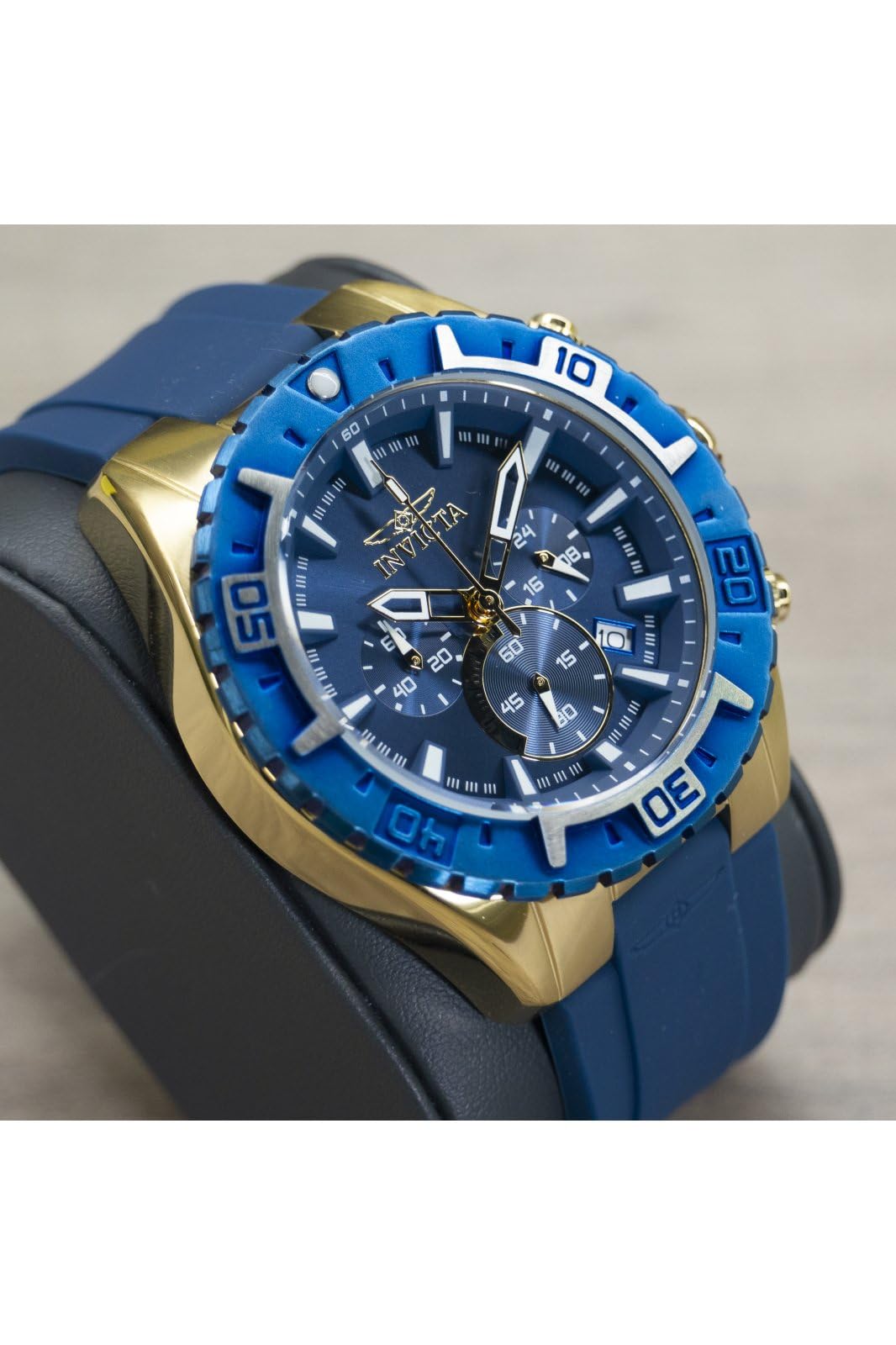 invicta-aviator-herrenuhr-49mm-blau-gold-quarz-edelstahl image 8