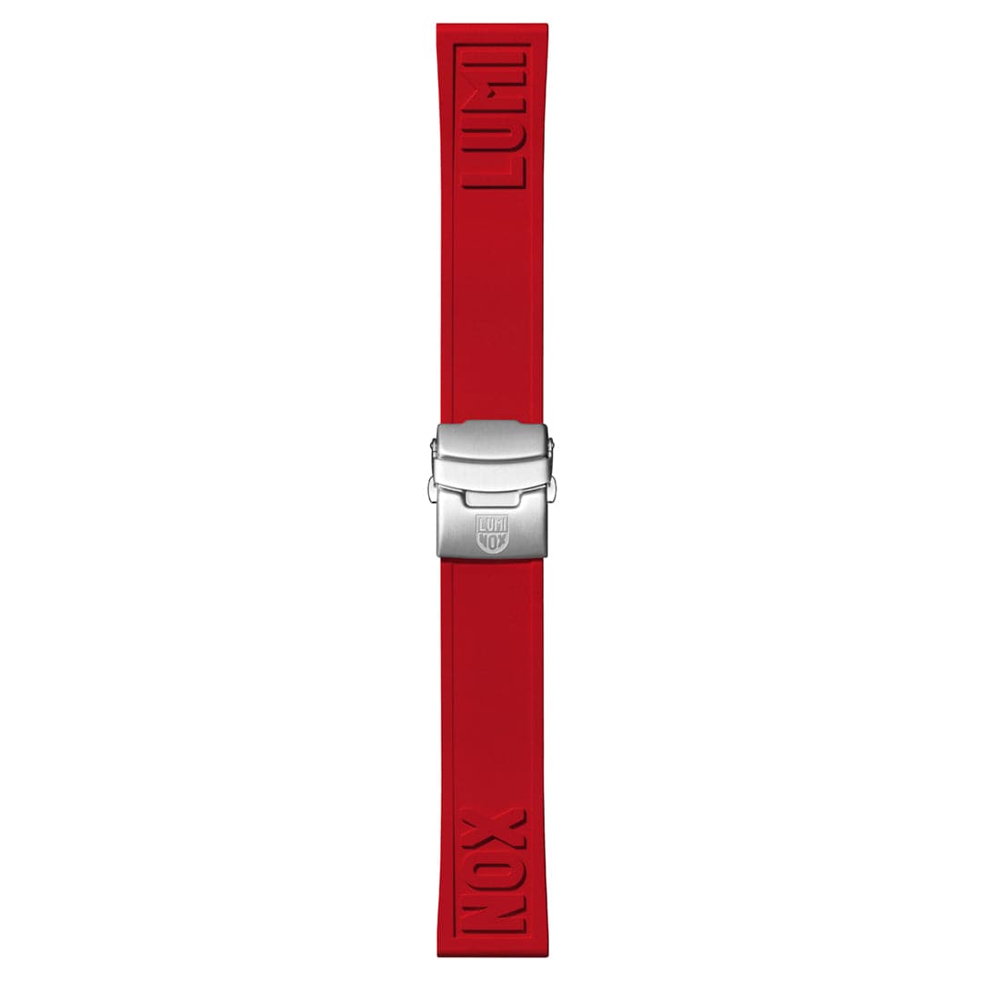luminox-cut-to-fit-kautschukarmband-24-mm-rot-gummi image 1