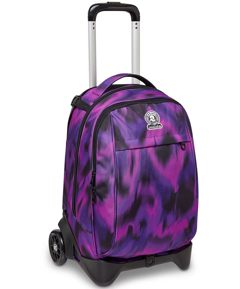 invicta-trolley-new-tech-schulranzen-rollen-violett-3in1 image 2