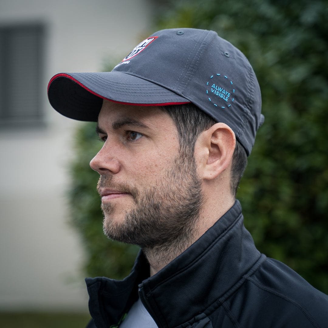 luminox-baseball-cap-grau-microfaser-snapback image 5