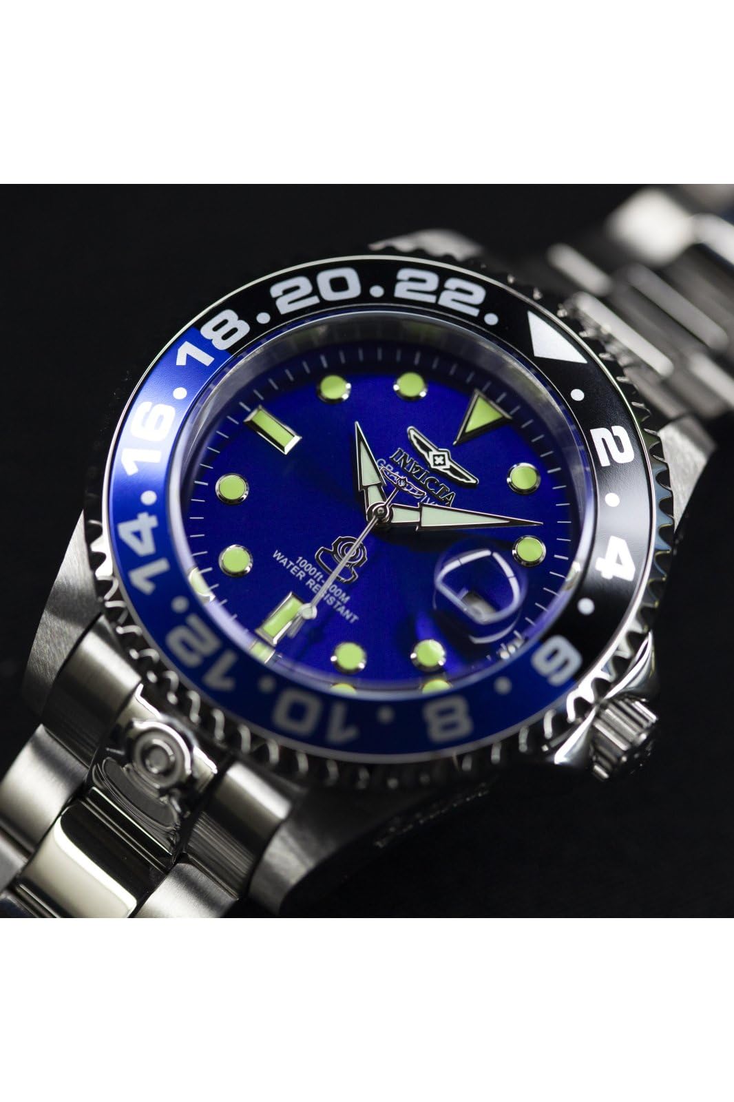invicta-pro-diver-herrenuhr-47mm-silber-blau-automatik image 5