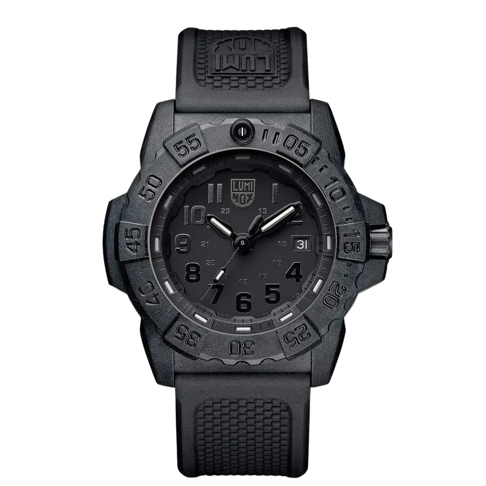 luminox-navy-seal-3501-herrenuhr-blackout-45-mm image 1