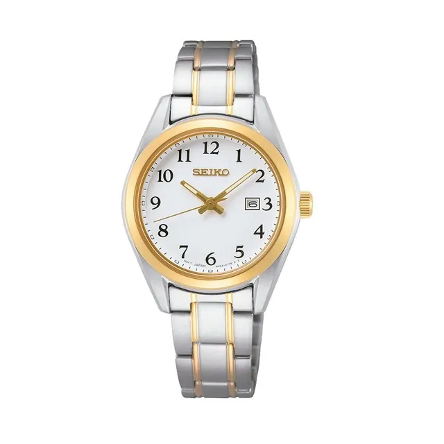 seiko-classic-sur466p1-damenuhr-silber-gold image 1