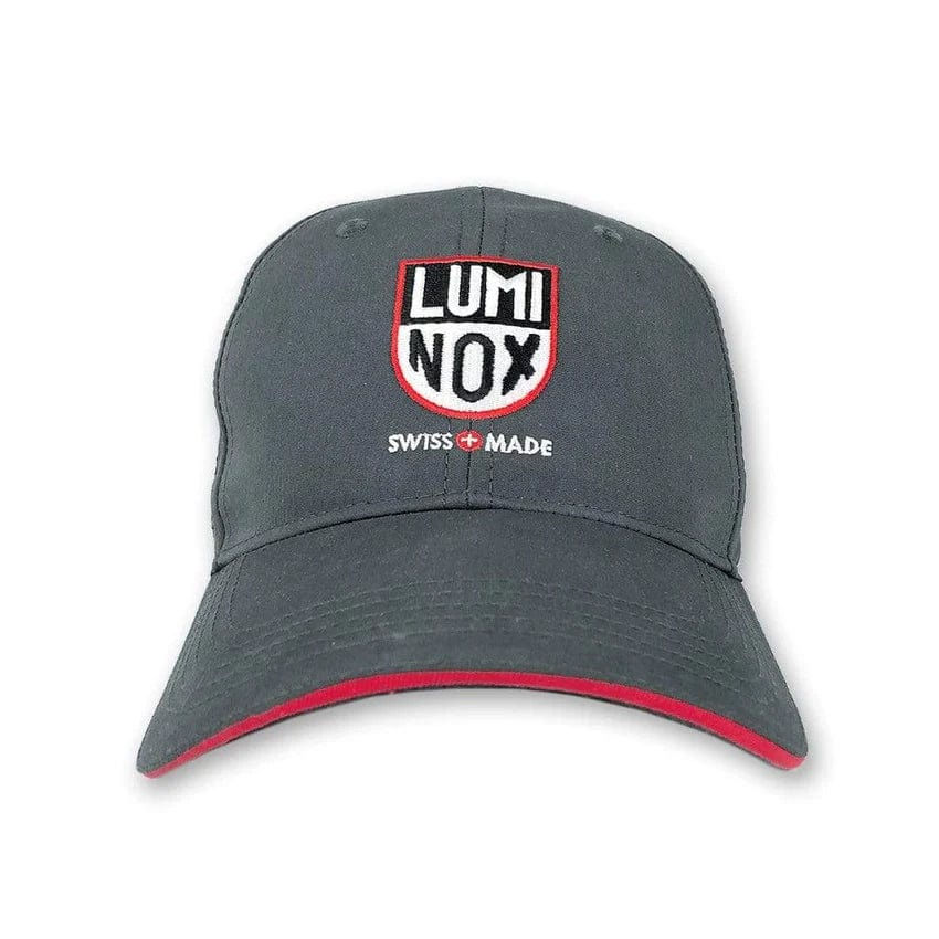 luminox-baseball-cap-grau-microfaser-snapback image 1