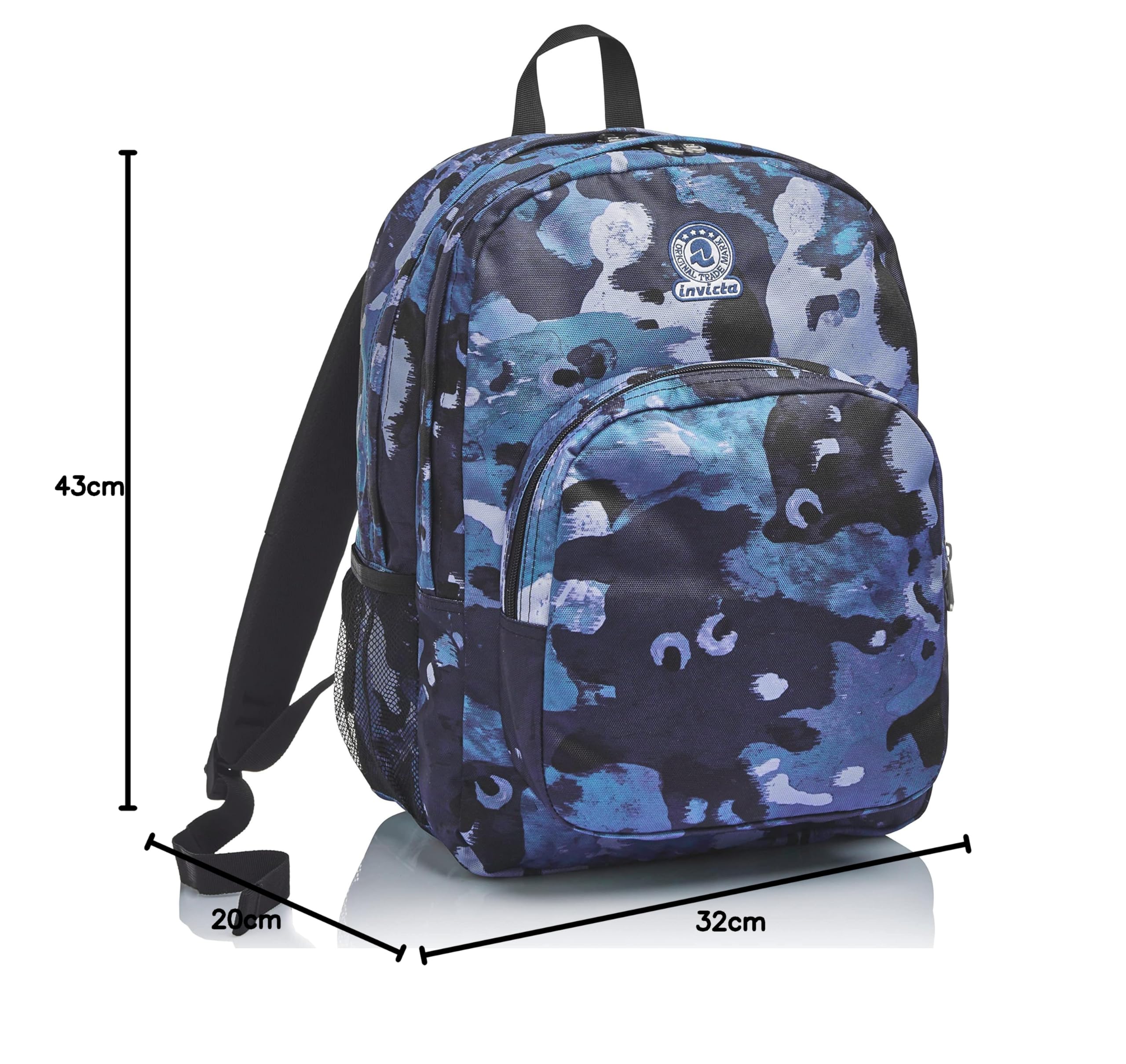 invicta-rucksack-strong-camo-shade-38l-schule-sport-blumenmuster image 6