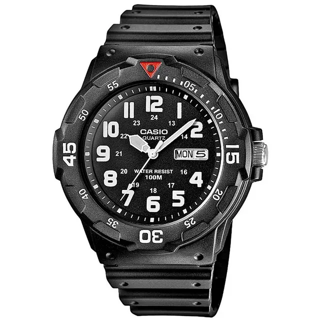 casio-collection-mrw-200h-herrenuhr-schwarz-rot image 1