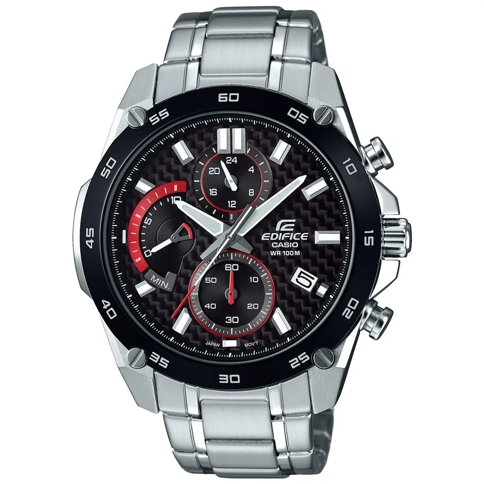casio-edifice-efr-557cdb-1avuef-herrenuhr-edelstahl-schwarz image 1