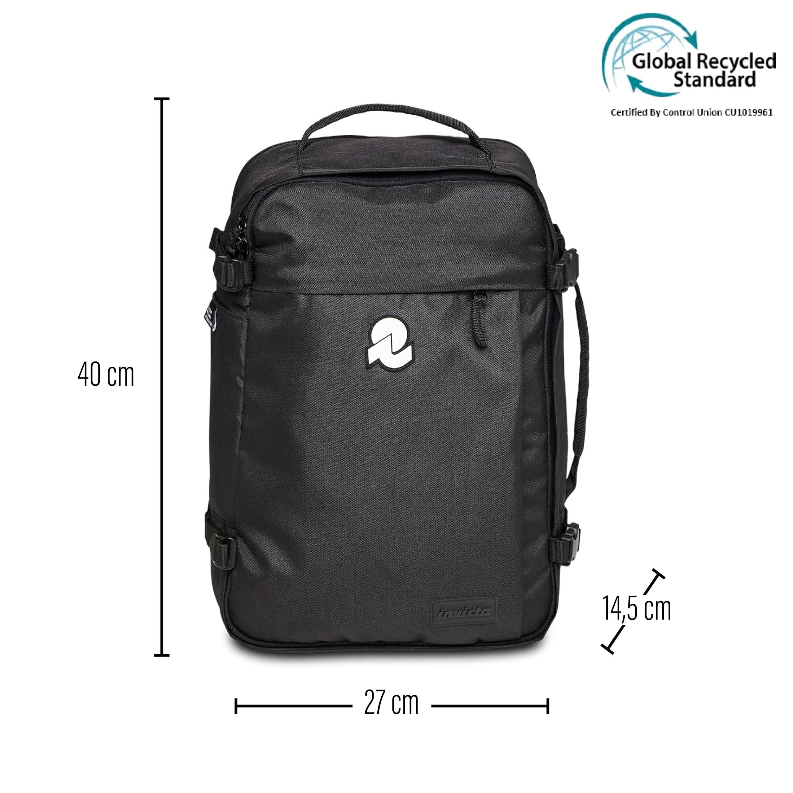 invicta-travel-rucksack-18l-schwarz-laptop-15-6-zoll image 2