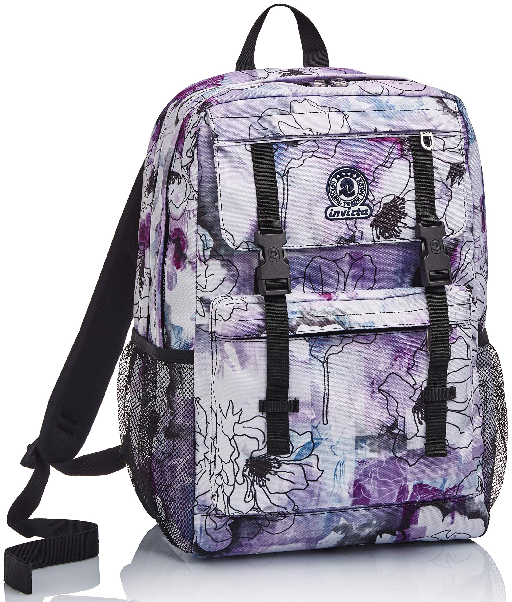 invicta-backpacks-schulrucksack-rosa-laptopfach-44x31x23 image 2