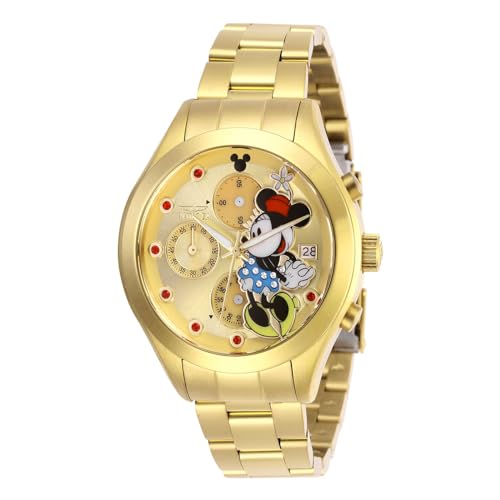 invicta-disney-minnie-mouse-27402-damenuhr-gold-40mm image 5