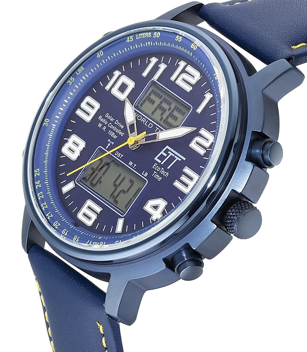 ett-solar-drive-funk-egs-11450-32l-herrenuhr-chronograph-leder image 2