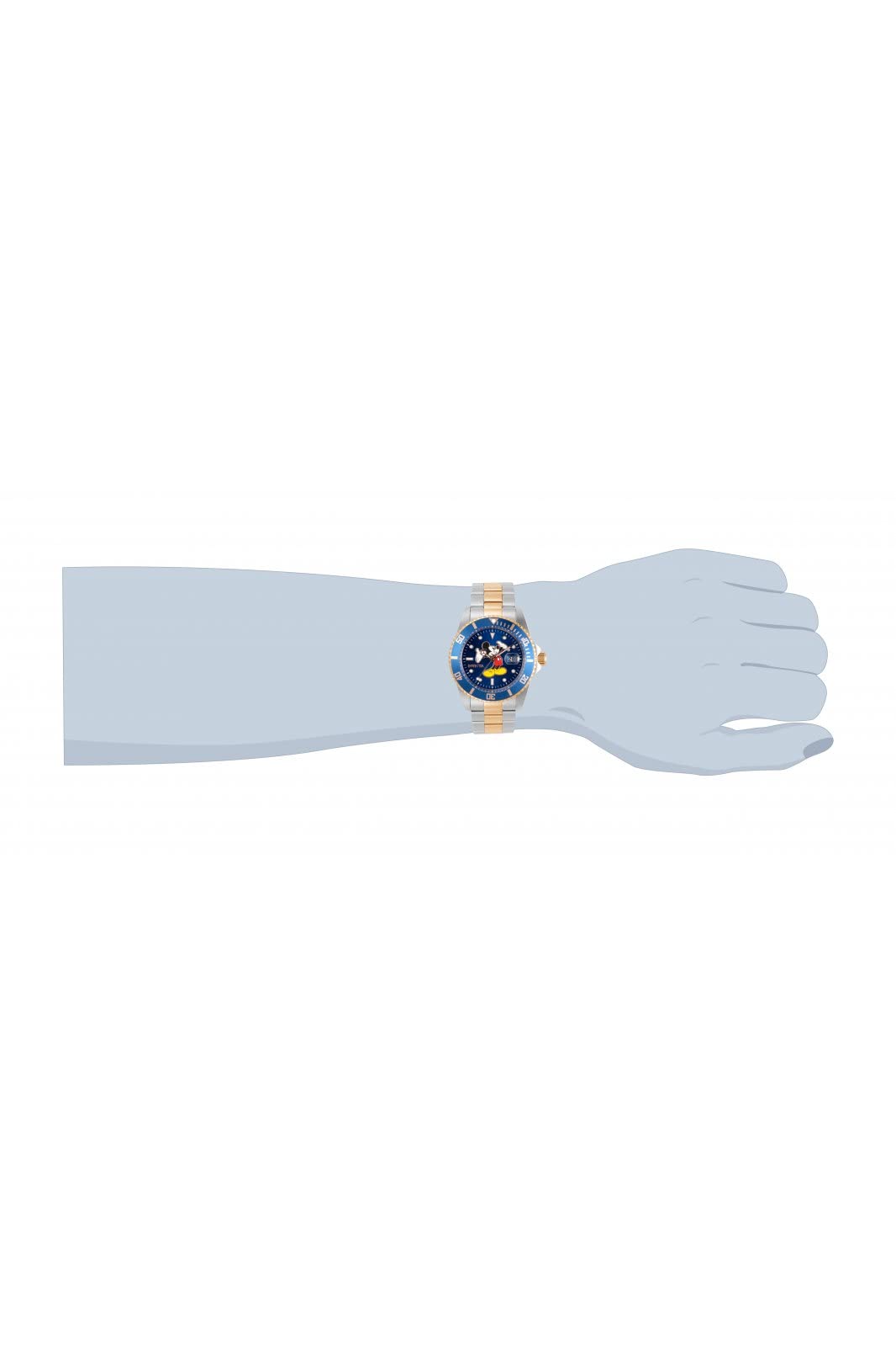 invicta-specialty-32383-micky-maus-herrenuhr-42mm-bicolor-blau image 2