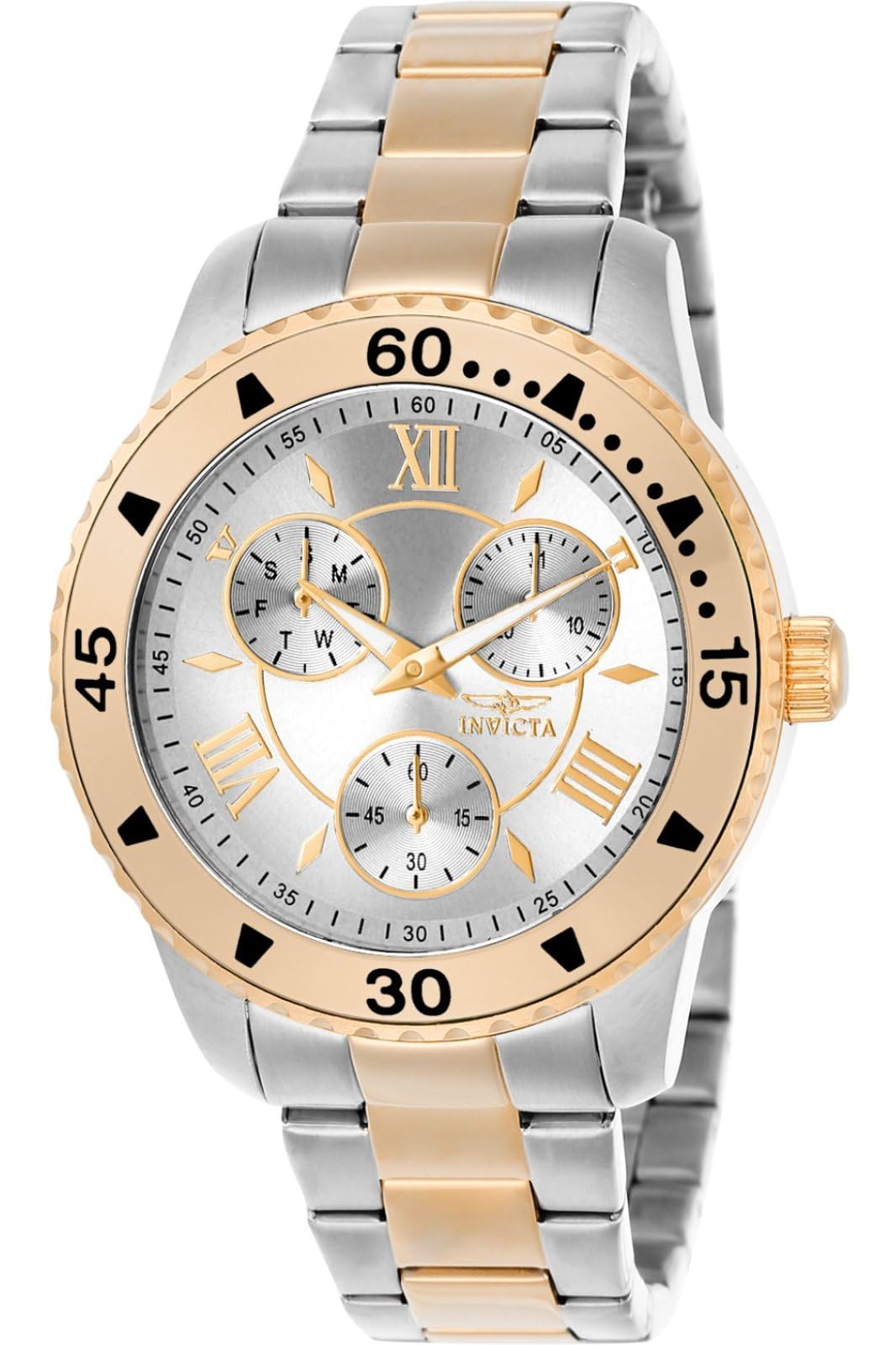 invicta-wildflower-damenuhr-38mm-silber-quarzuhr-edelstahl image 7