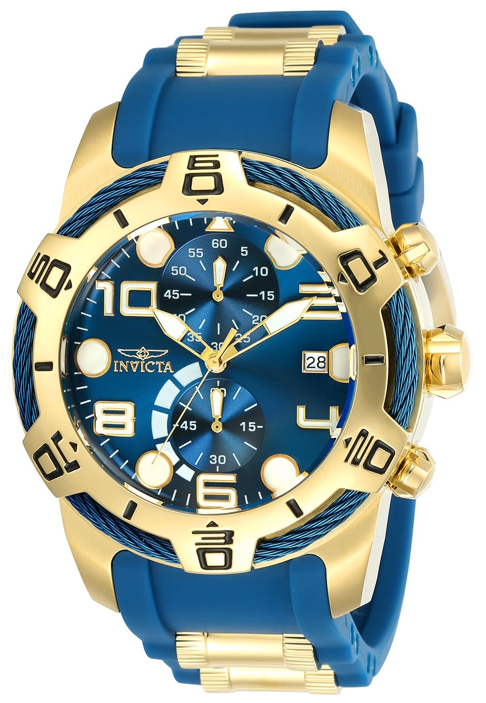 invicta-bolt-24217-herrenuhr-50mm-quarzuhr-edelstahl image 1