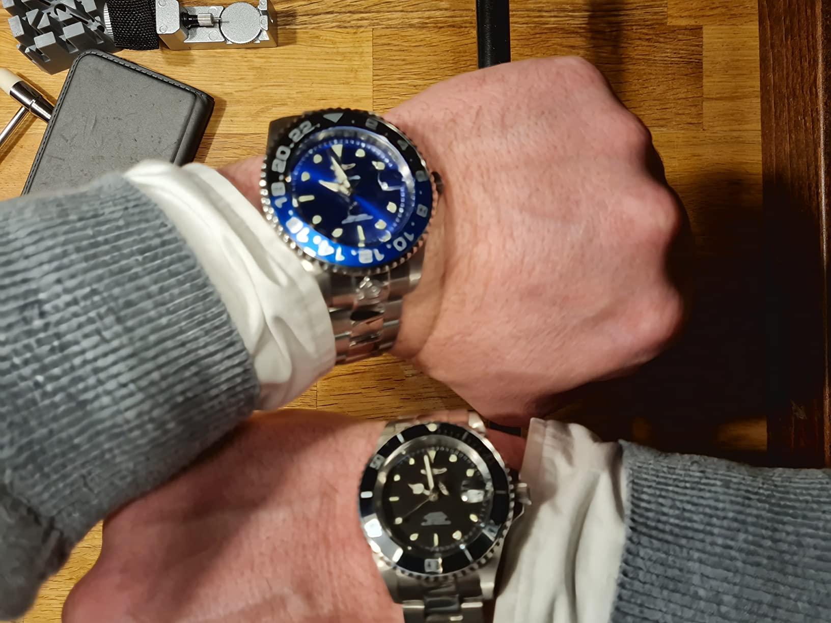 Solide Uhr mit Charakter
