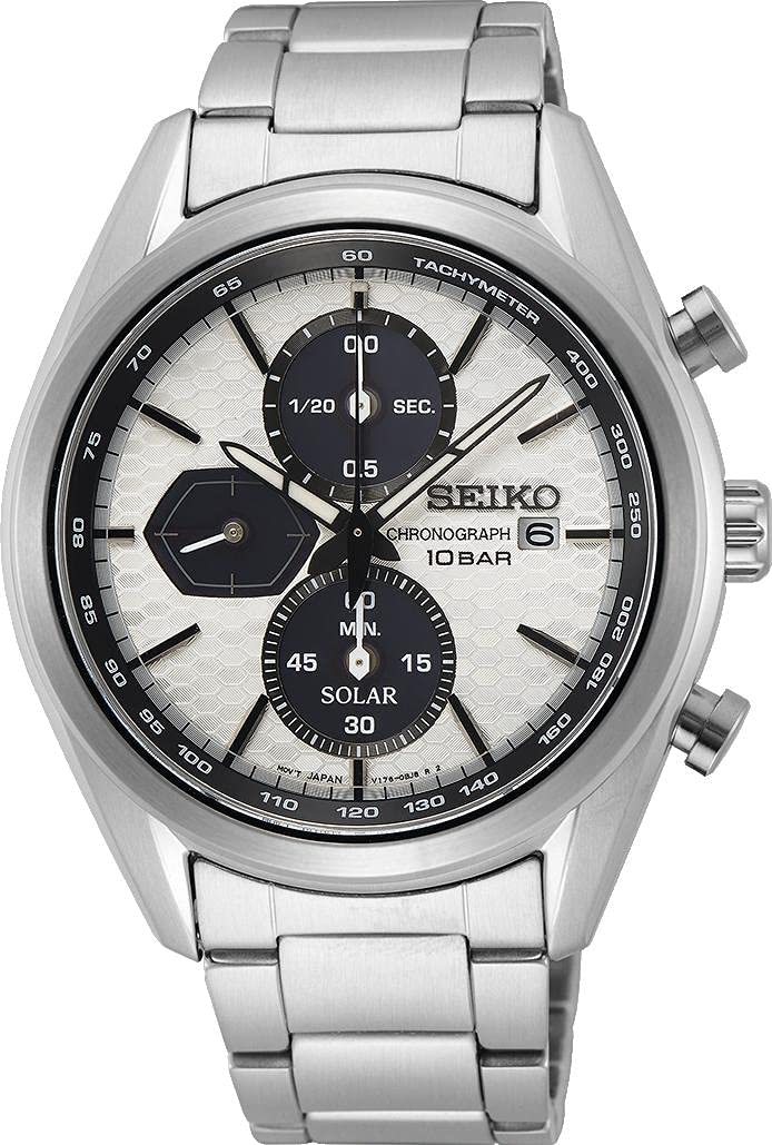 seiko-sport-herrenuhr-grau-quarz-silikonband image 8