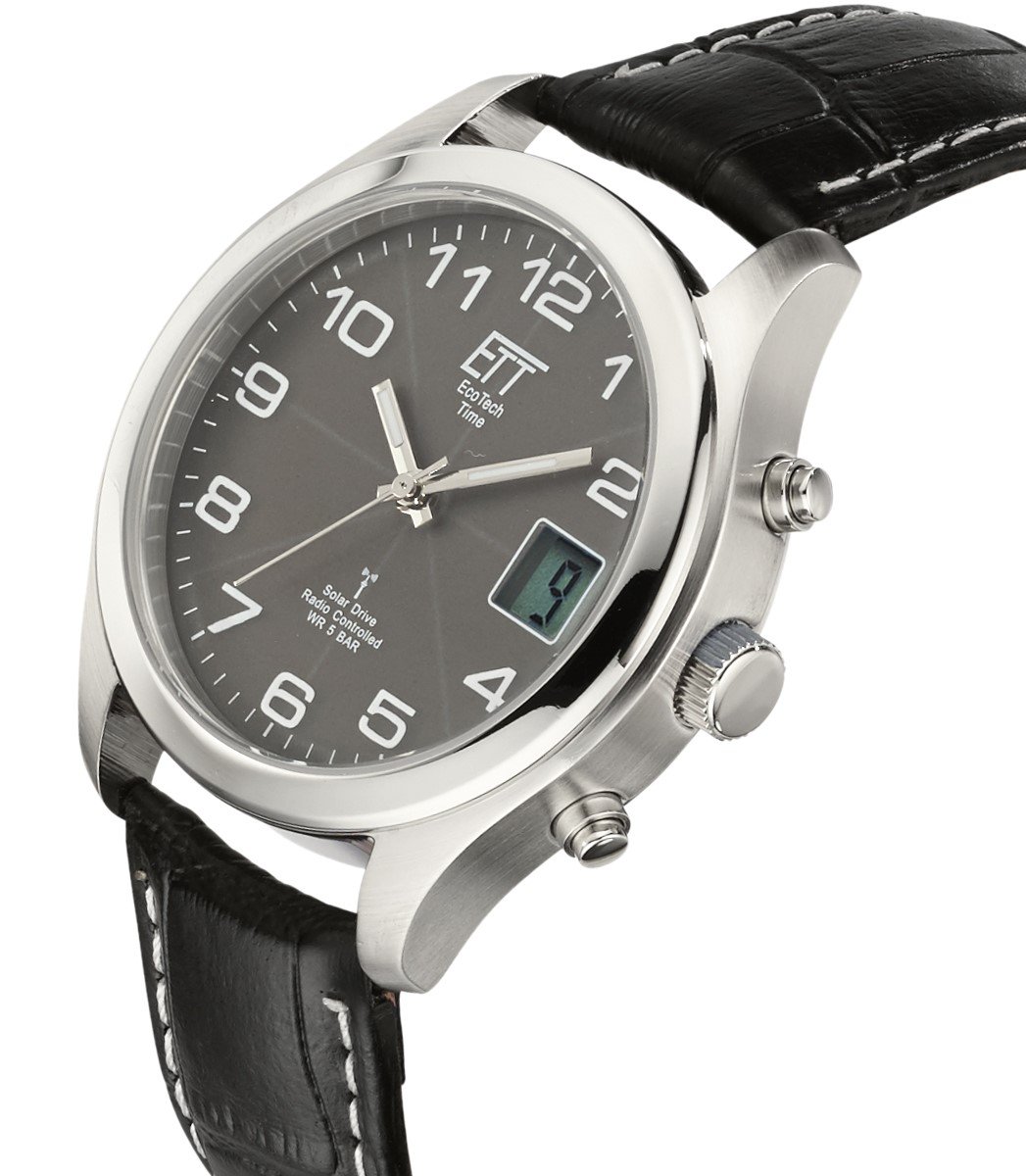 ett-solar-drive-funk-egs-11330-50l-herrenuhr-leder-chronograph image 2