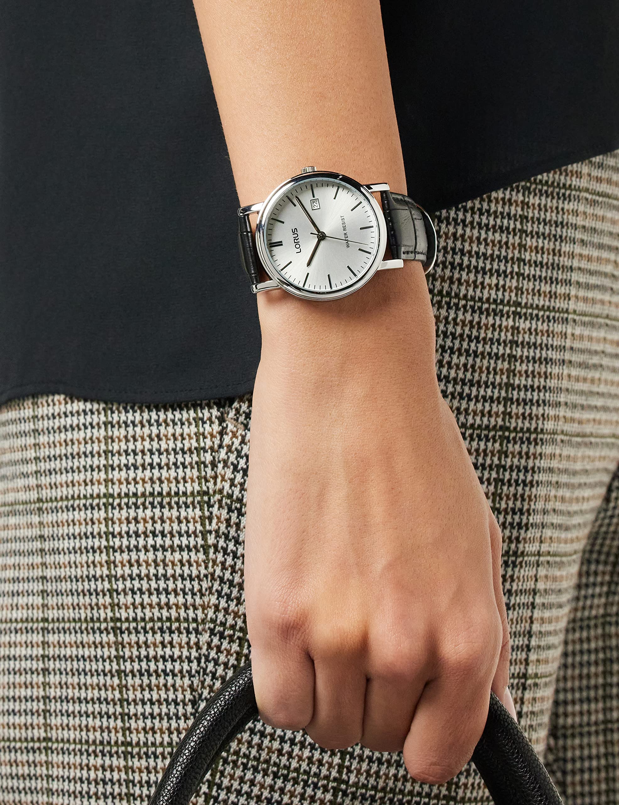 lorus-rg839cx5-damen-quarz-uhr-lederband image 2