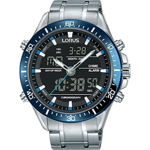 lorus-rw633ax5-chronograph-quarz-metallband-edelstahl image 1
