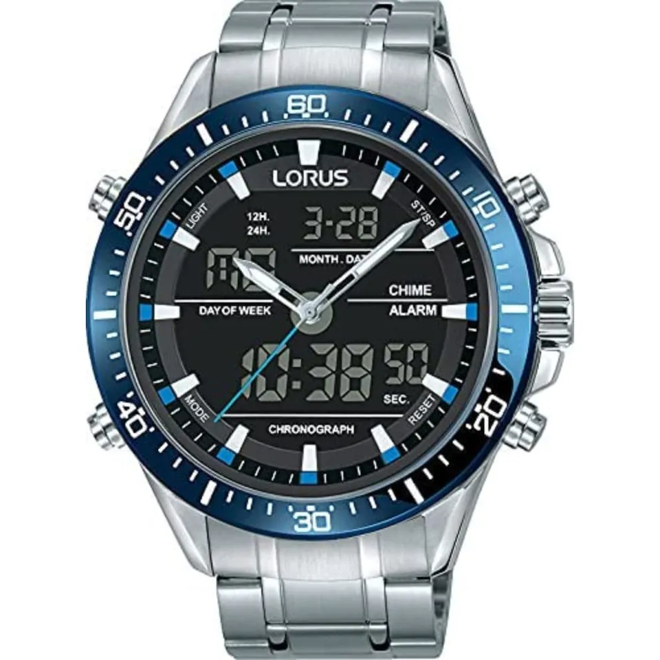 lorus-rw633ax5-chronograph-quarz-metallband-edelstahl image 1