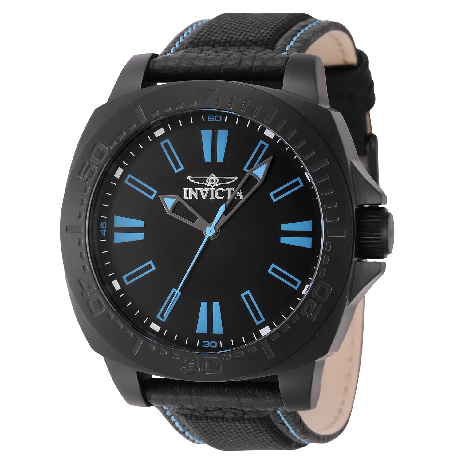 invicta-speedway-46307-herrenuhr-edelstahl-schwarz-46mm image 1