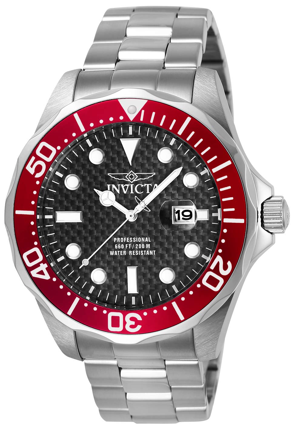 invicta-pro-diver-herrenuhr-47mm-silber-schwarz-quarz image 7
