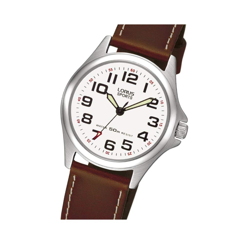 lorus-kids-m-dchenuhr-rrs51lx9-leder-analog image 3