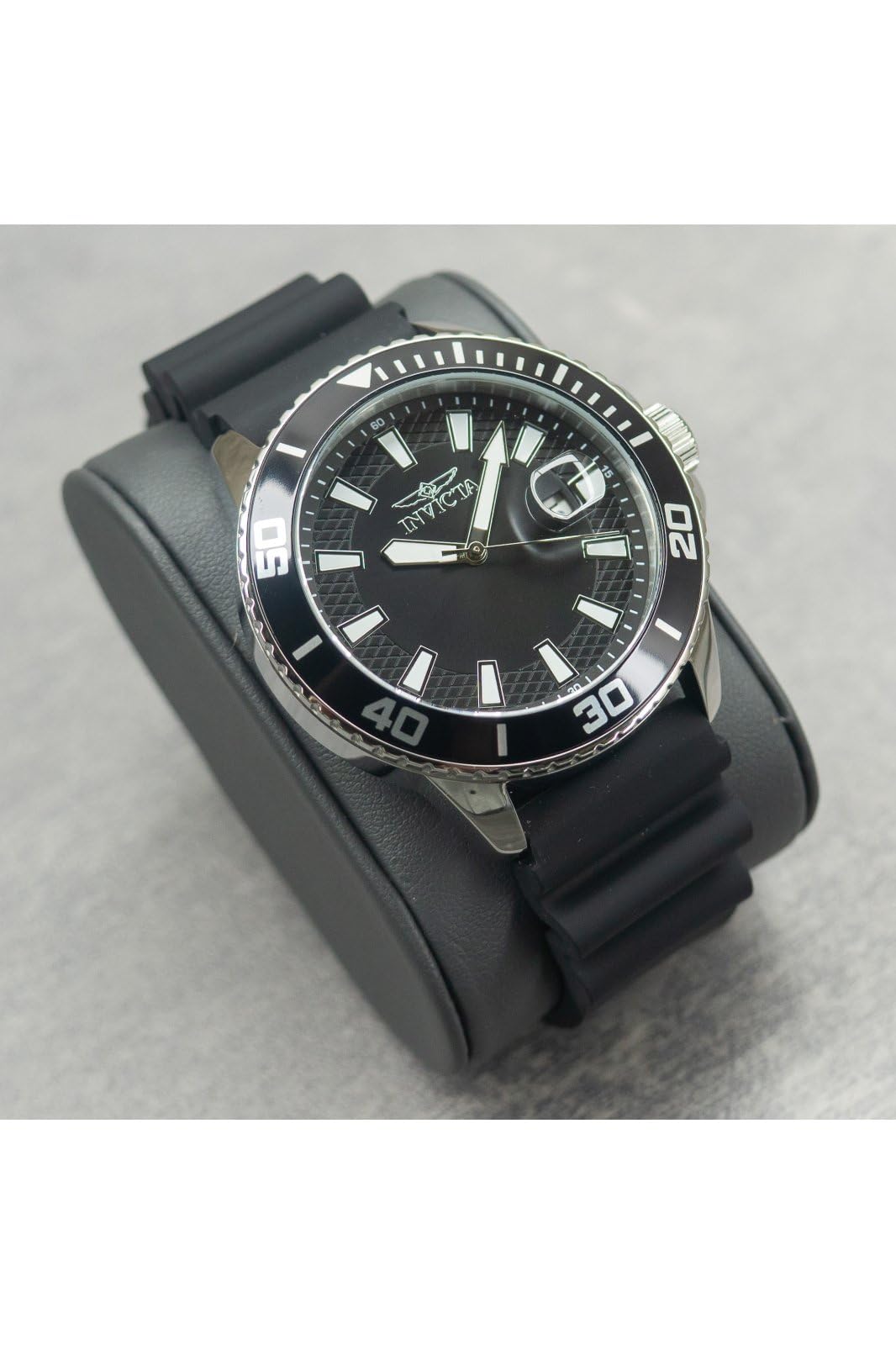 invicta-casual-46087-herren-uhr-45mm-silikon-schwarz image 2