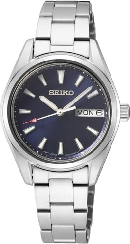seiko-classic-damen-armbanduhr-quarz-edelstahl-silber-analog image 3