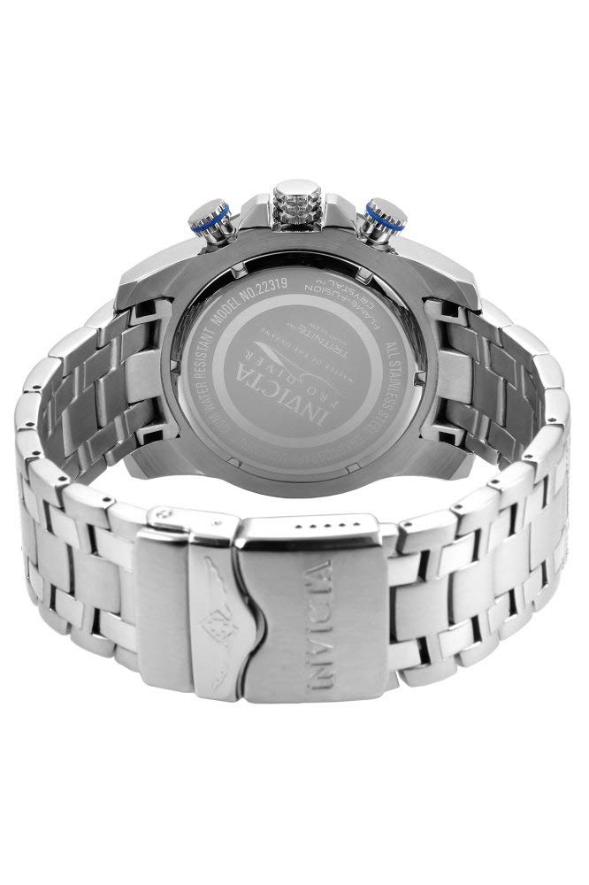 invicta-pro-diver-herrenuhr-50-mm-silber-blau-quarz image 3