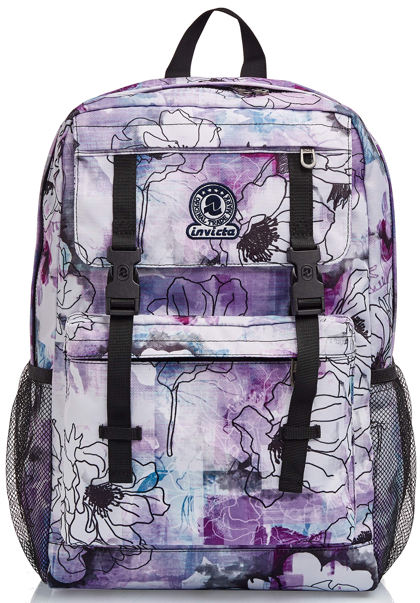 invicta-backpacks-schulrucksack-rosa-laptopfach-44x31x23 image 1
