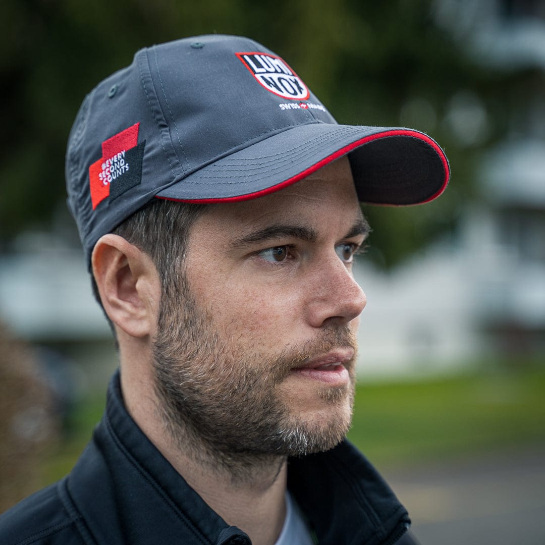 luminox-baseball-cap-grau-microfaser-snapback image 4