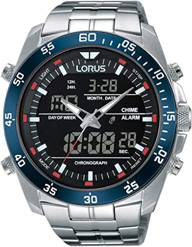 lorus-rw623ax5-chronograph-herrenuhr-edelstahl-metallband image 2