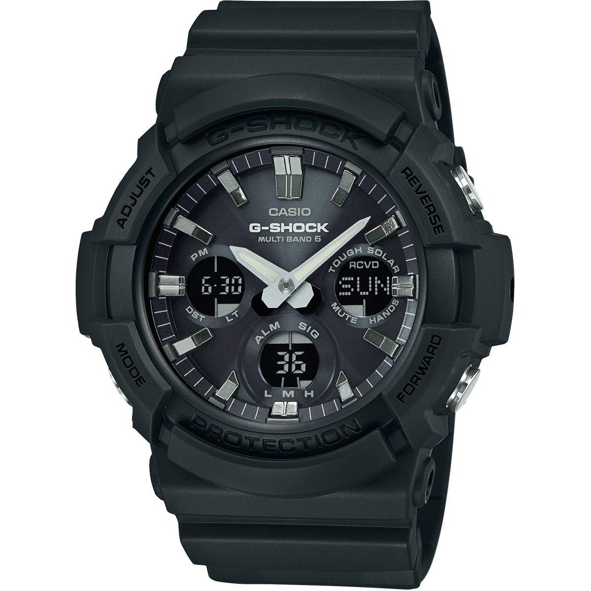 casio-g-shock-analog-digital-herrenuhr-funk-schwarz-20-bar image 1