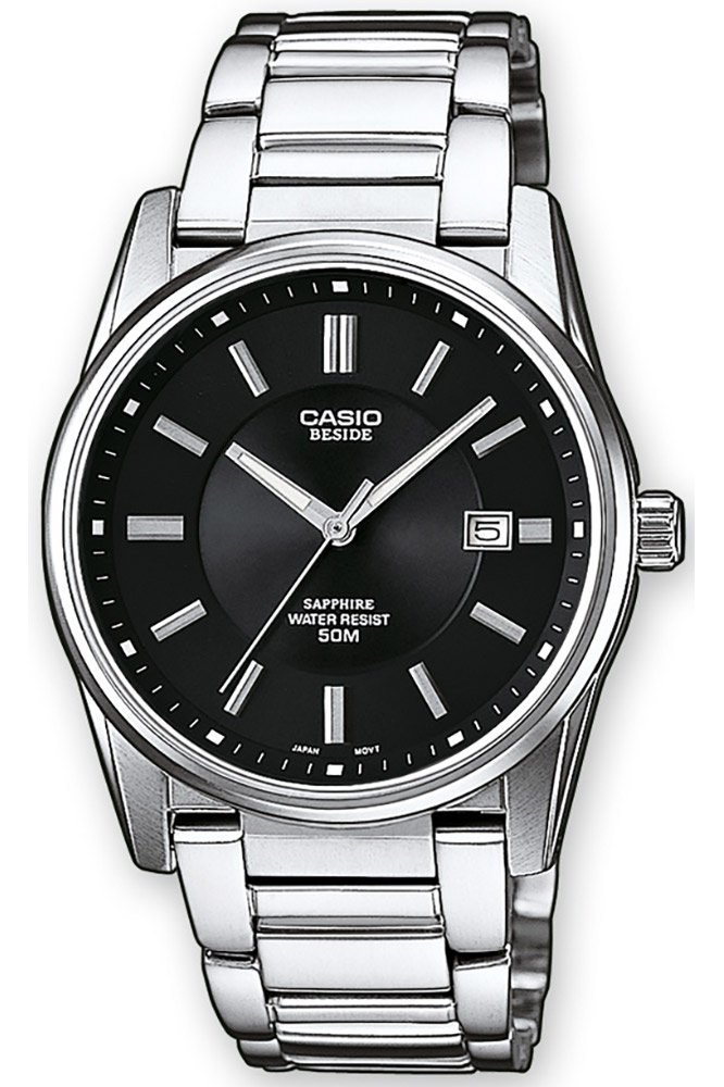 casio-collection-analog-uhr-herren-edelstahl-mit-datum image 1