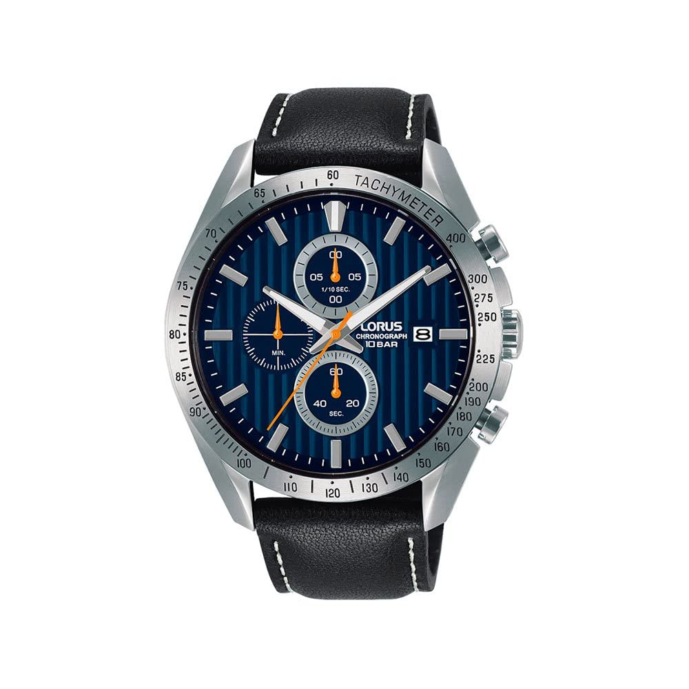 lorus-herrenuhren-rm311hx9-chronograph-leder-braun image 1