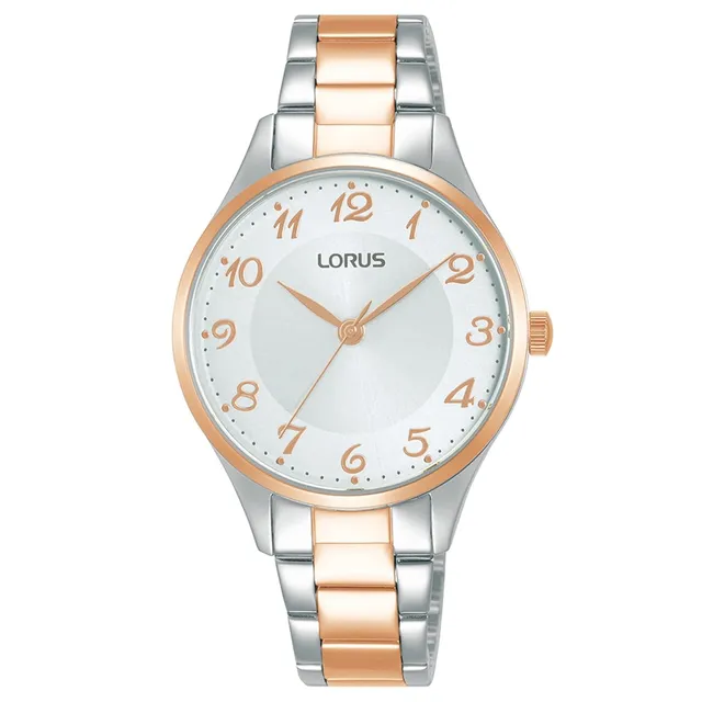 lorus-damenuhren-analog-quarz-damenuhr-silber-ros-gold image 1