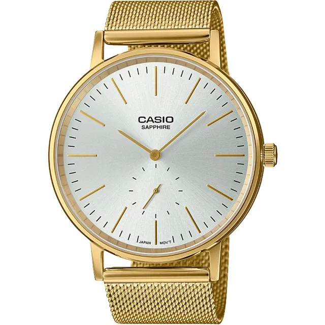 casio-ltp-e148mg-7aef-damenuhr-leder-gold-wei image 1