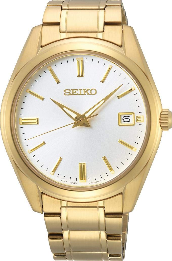 seiko-classic-sur314p1-herren-armbanduhr-gold-edelstahl image 2