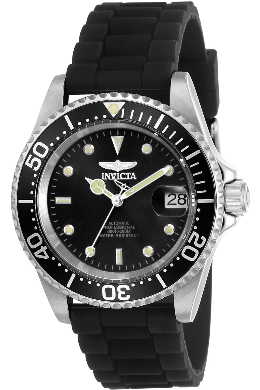 invicta-pro-diver-herren-automatikuhr-40mm-silber-grau-edelstahl image 4