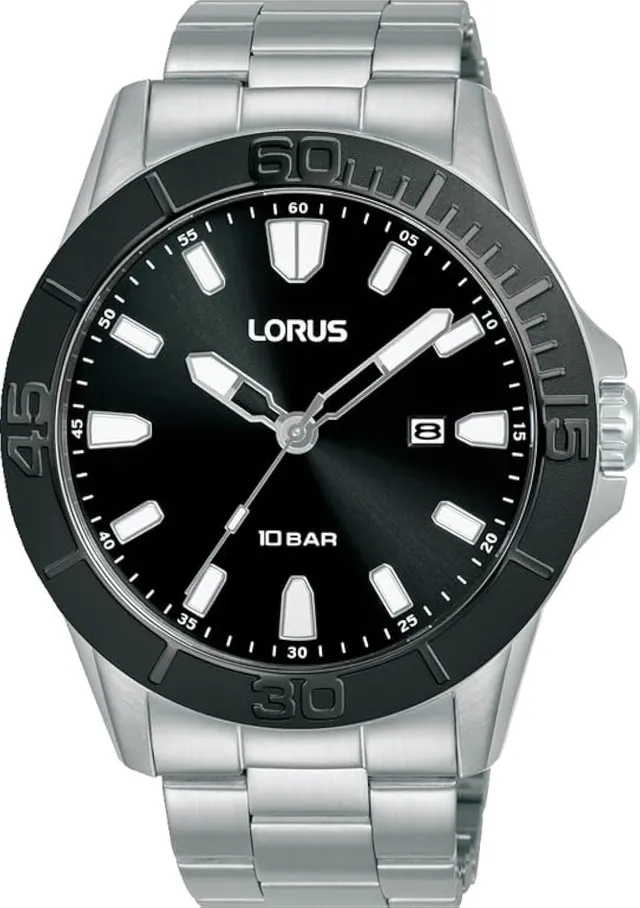 lorus-herrenuhren-herrenuhr-silber-edelstahl-analog-quarz-2 image 1