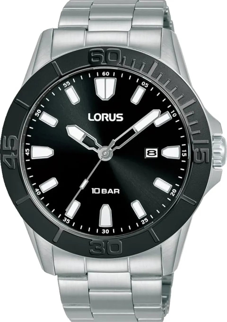 lorus-herrenuhren-herrenuhr-silber-edelstahl-analog-quarz-2 image 1