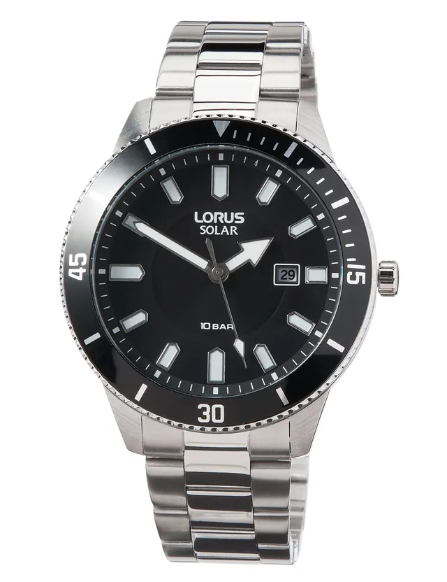 lorus-rx311ax9-herrenuhr-solar-edelstahl-metallband image 1